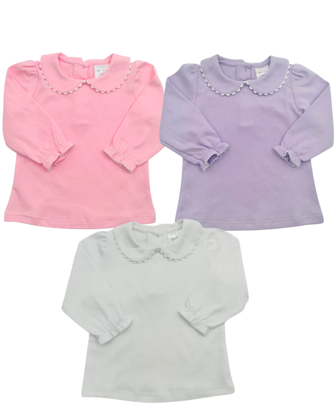 Scallop Collar shirt with bumblebee design