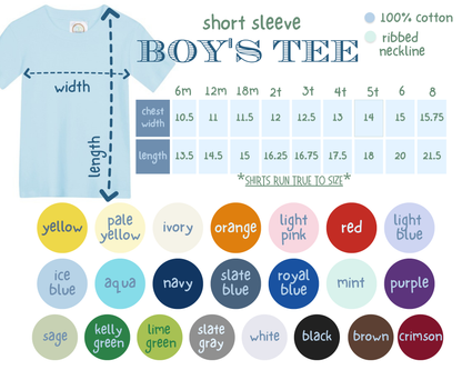 Boys Applique Flag
