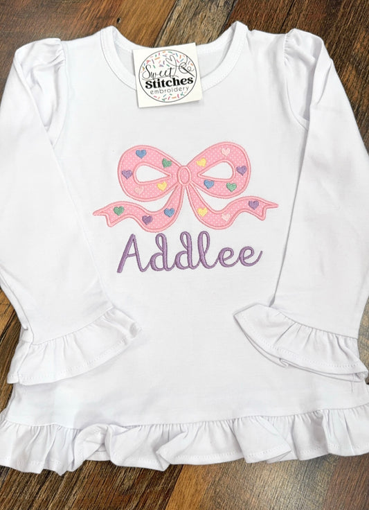 Valentines Bow Shirt