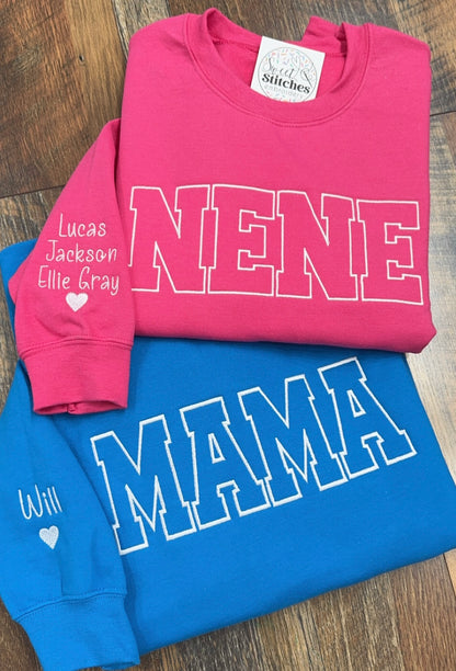 MAMA sweatshirt with sleeve