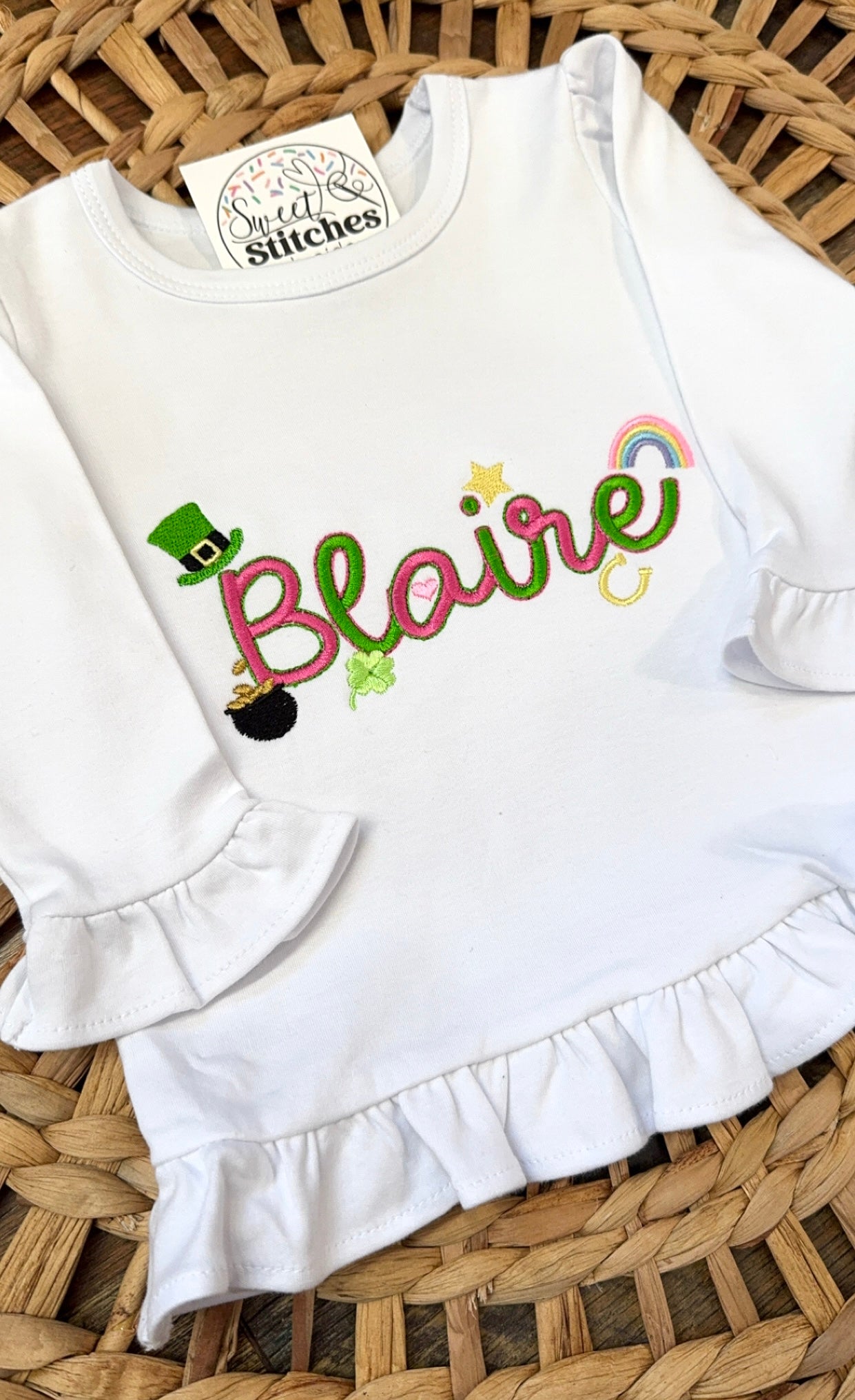 Name with St Patricks minis