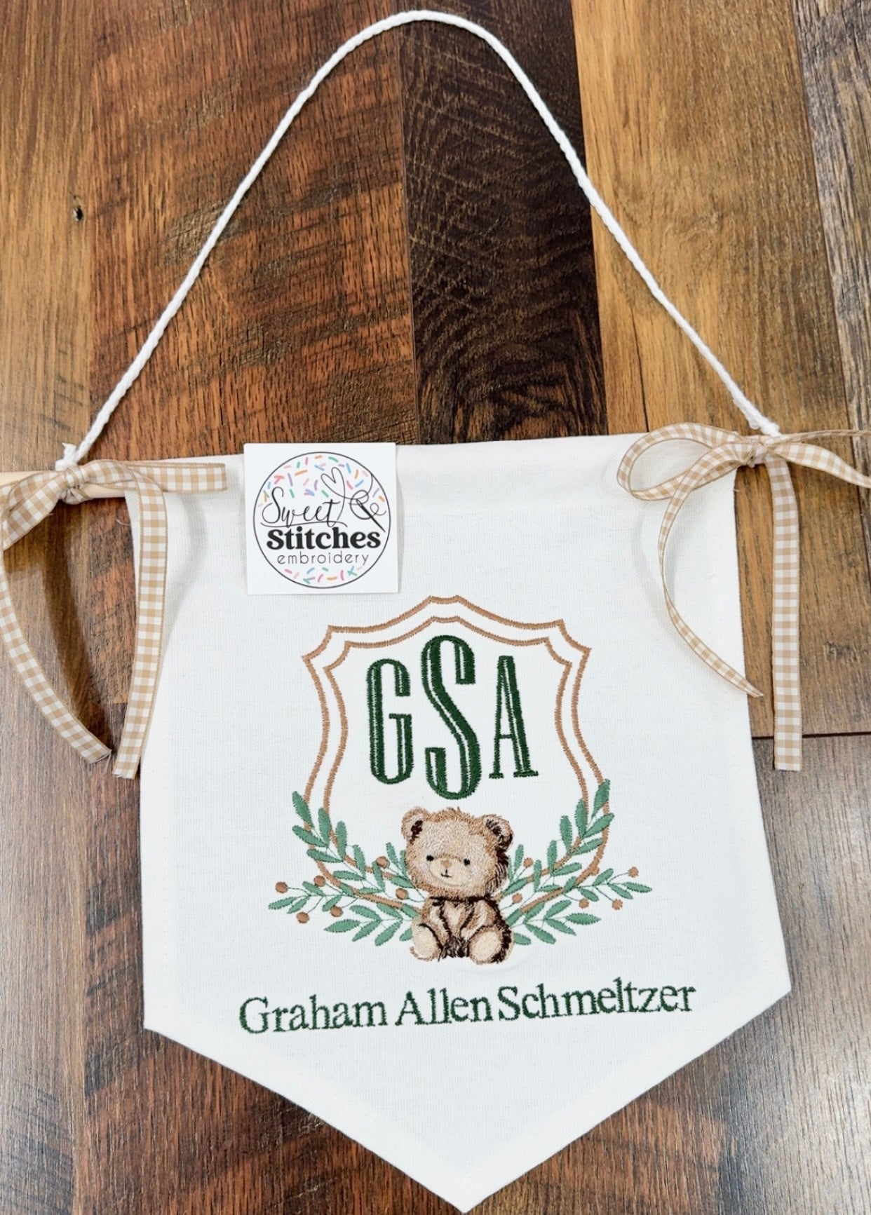 Teddy Bear Nursery Banner