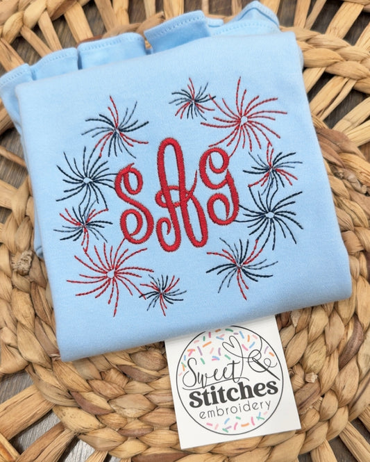 Fireworks Monogram